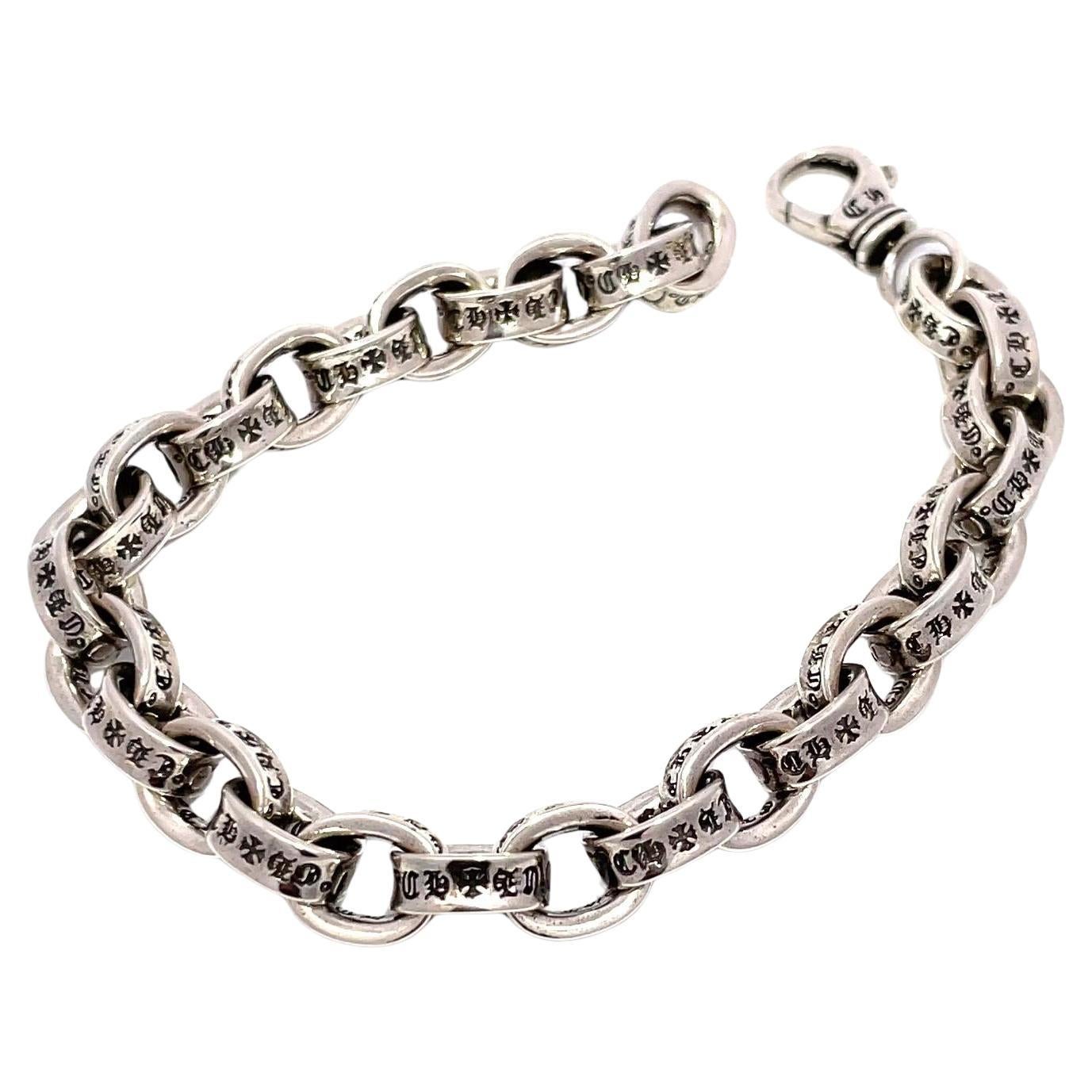 Bracciale Chrome Hearts Style in argento 925 Y2K Vintage in vendita