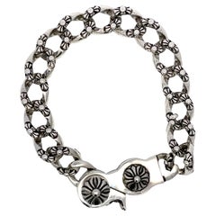 Chrome Hearts Style Vintage Cuban Chain Bracelet