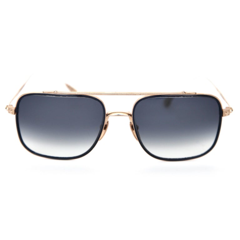 CHROME HEARTS Sunglasses Frame BONE PRONE III Blue Gradient Gold Arms  Eyewear at 1stDibs | chrome hearts bone prone 1, chrome hearts glasses  gold, chrome heart shades