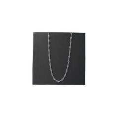 Chrome Hearts Twist Chain Necklace White Gold