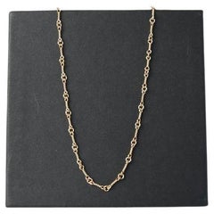 Chrome Hearts Twist Chain Necklace White Gold