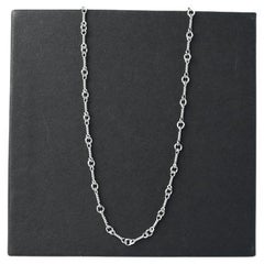 Chrome Hearts Twist Chain Necklace White Gold