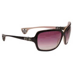 Chrome Hearts Vintage Warm Lunch Occhiali da sole BlackPink Cross 925 Silver Butterfly