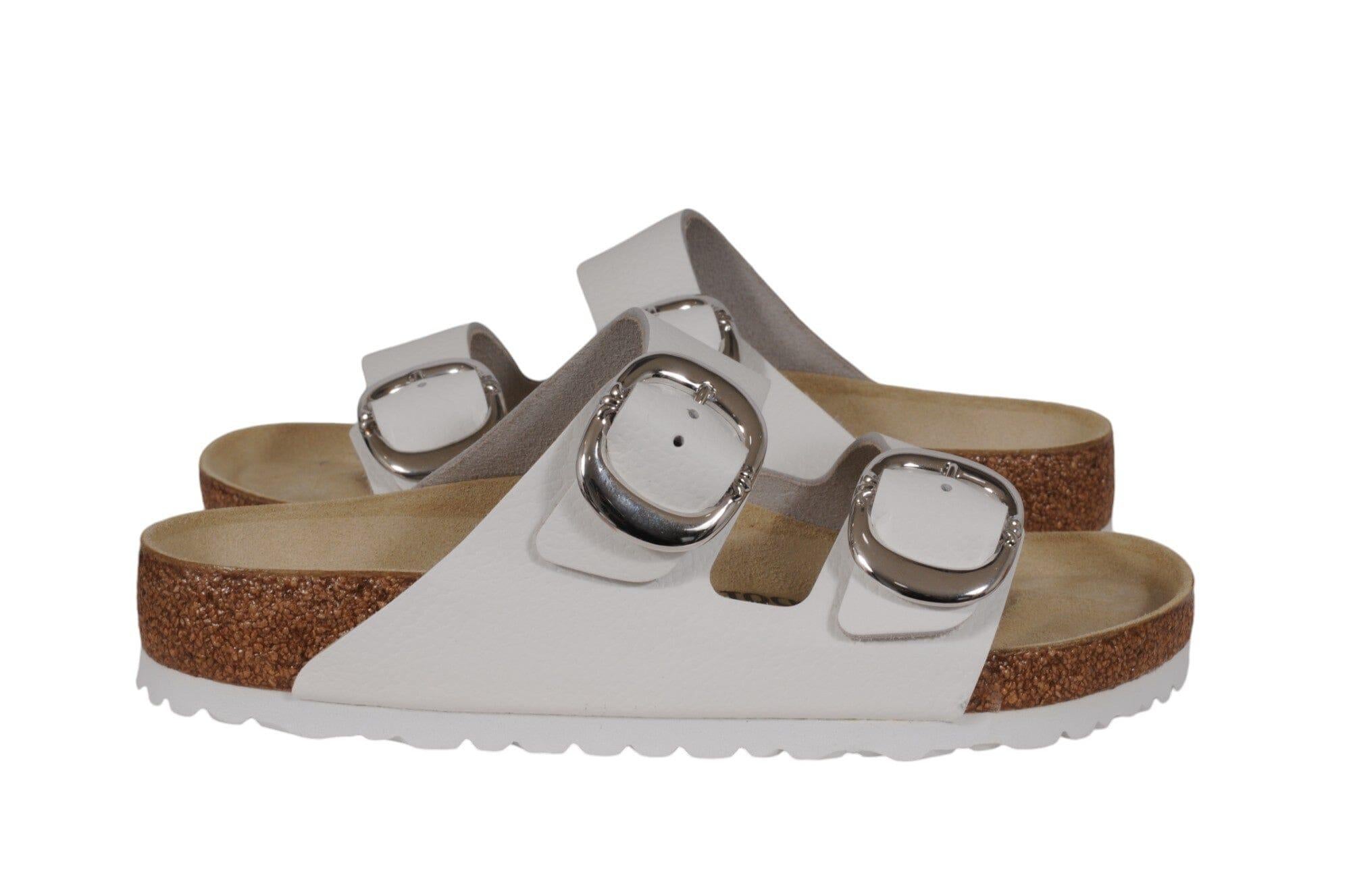 Chrome Hearts Womens Birkenstock Arizona Double Buckle White Sandalen EU 38 US 7 für Damen oder Herren im Angebot