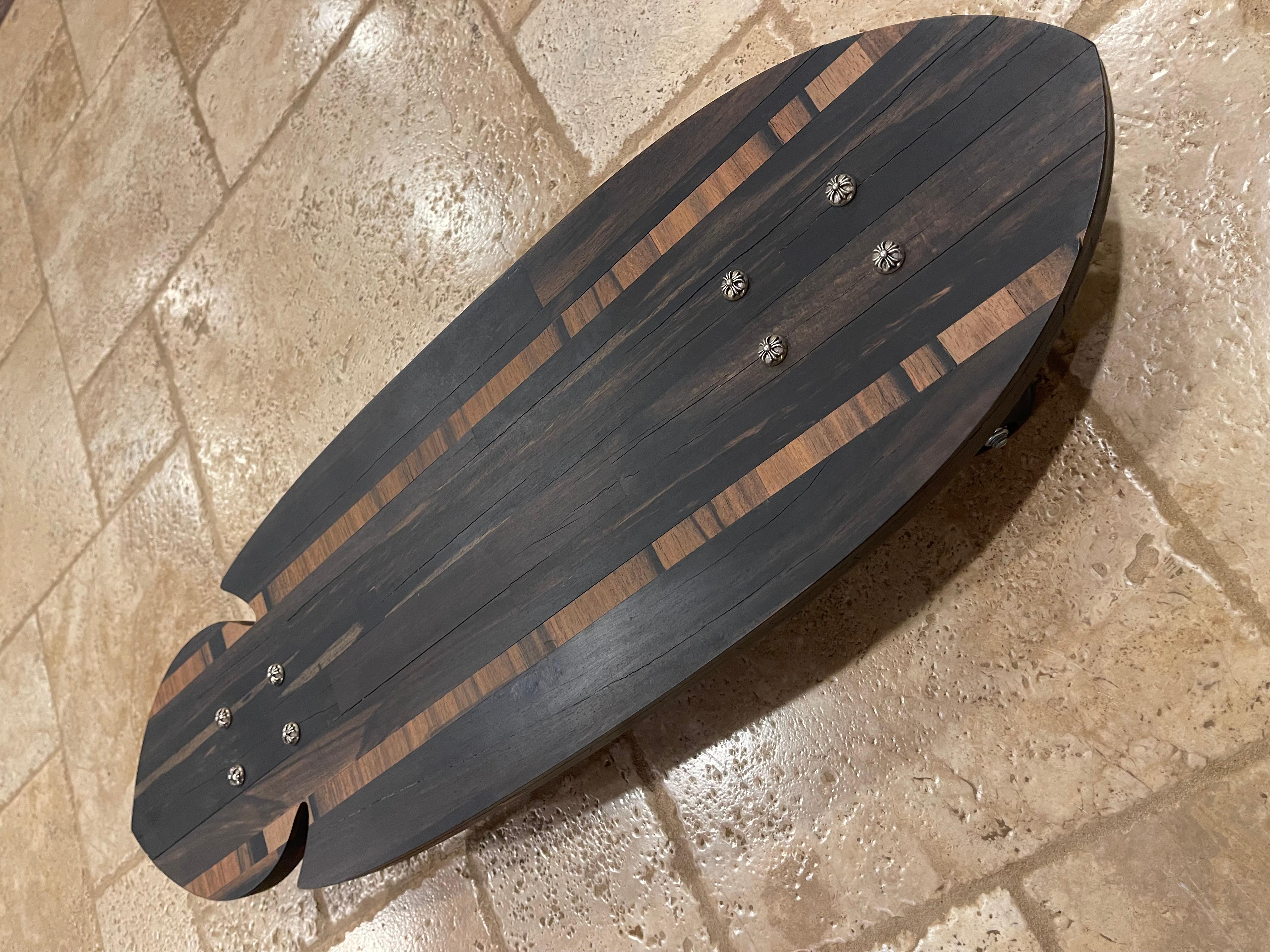 Chrome Hearts Wood Skateboard 2015 RARE For Sale 1