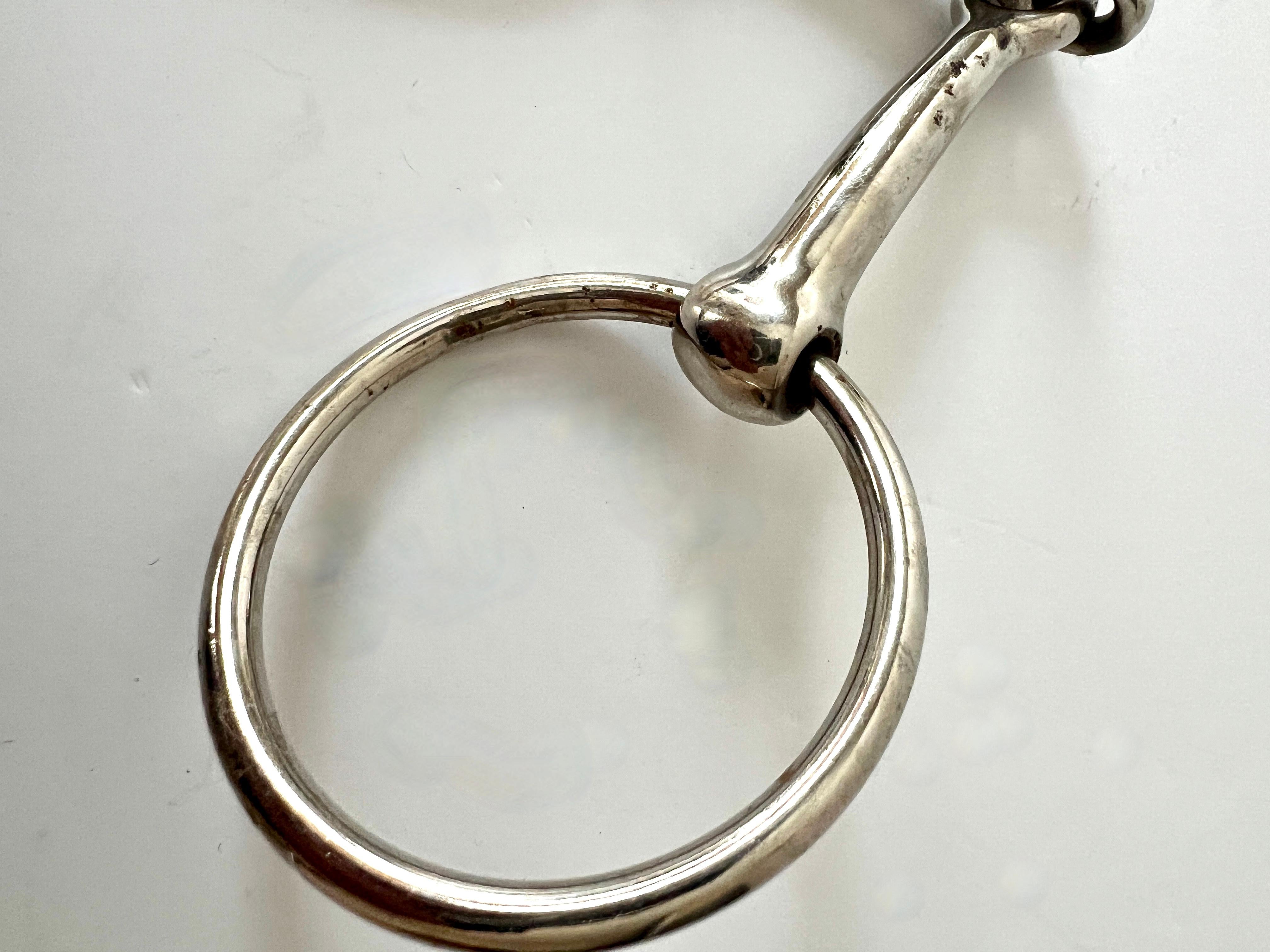 Chrom-Pferd Bit im Stil von Hermes im Angebot 2