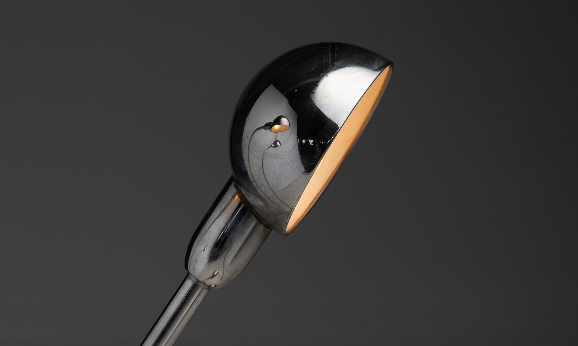 Mid-Century Modern Chrome Hydra Lamp by Pierre Folie, France 1970