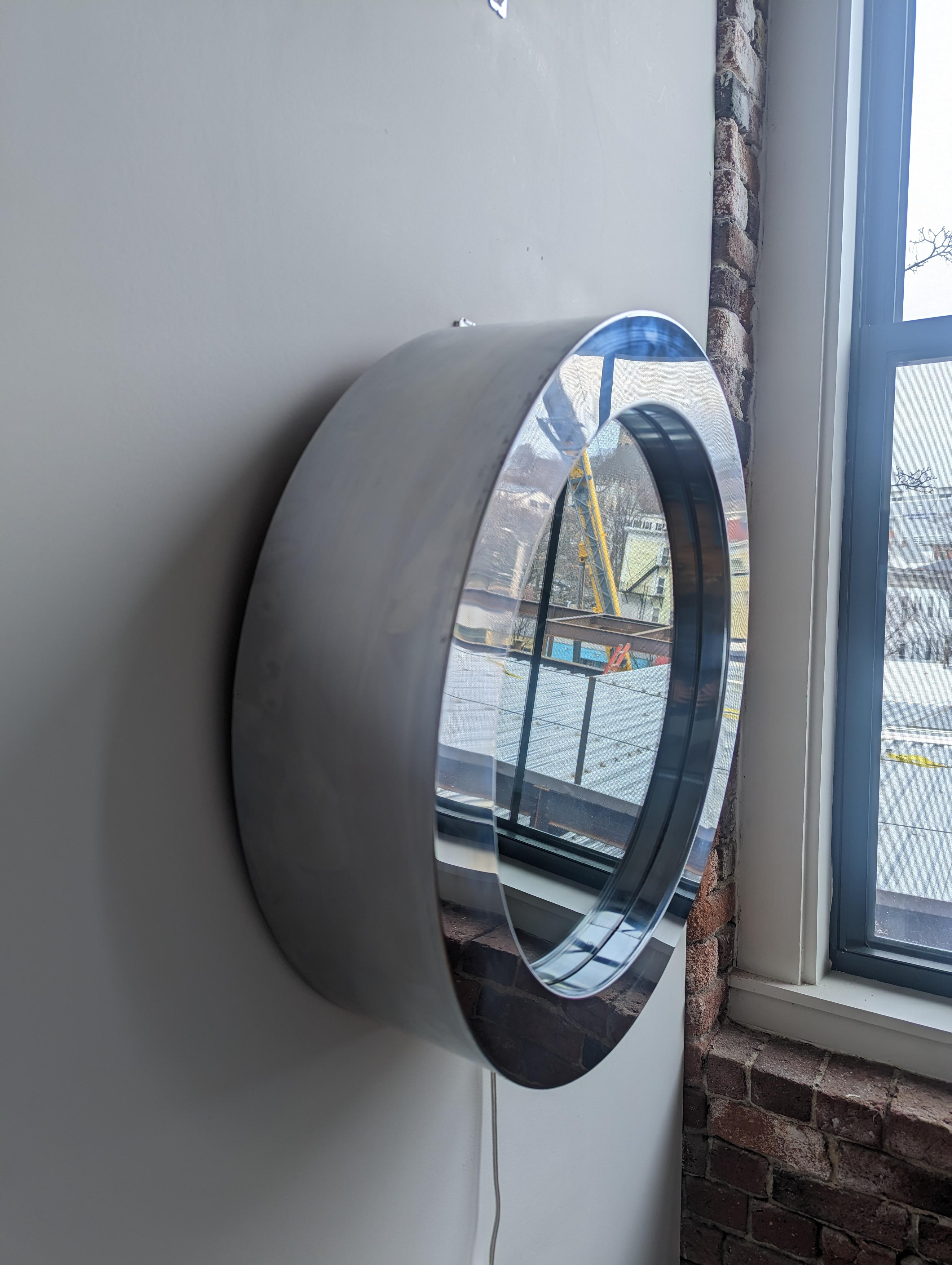 20ième siècle Miroir Infinity de Curtis Jere, signé en vente