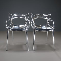 Chrome Kartell Masters Chair by Philippe Stark