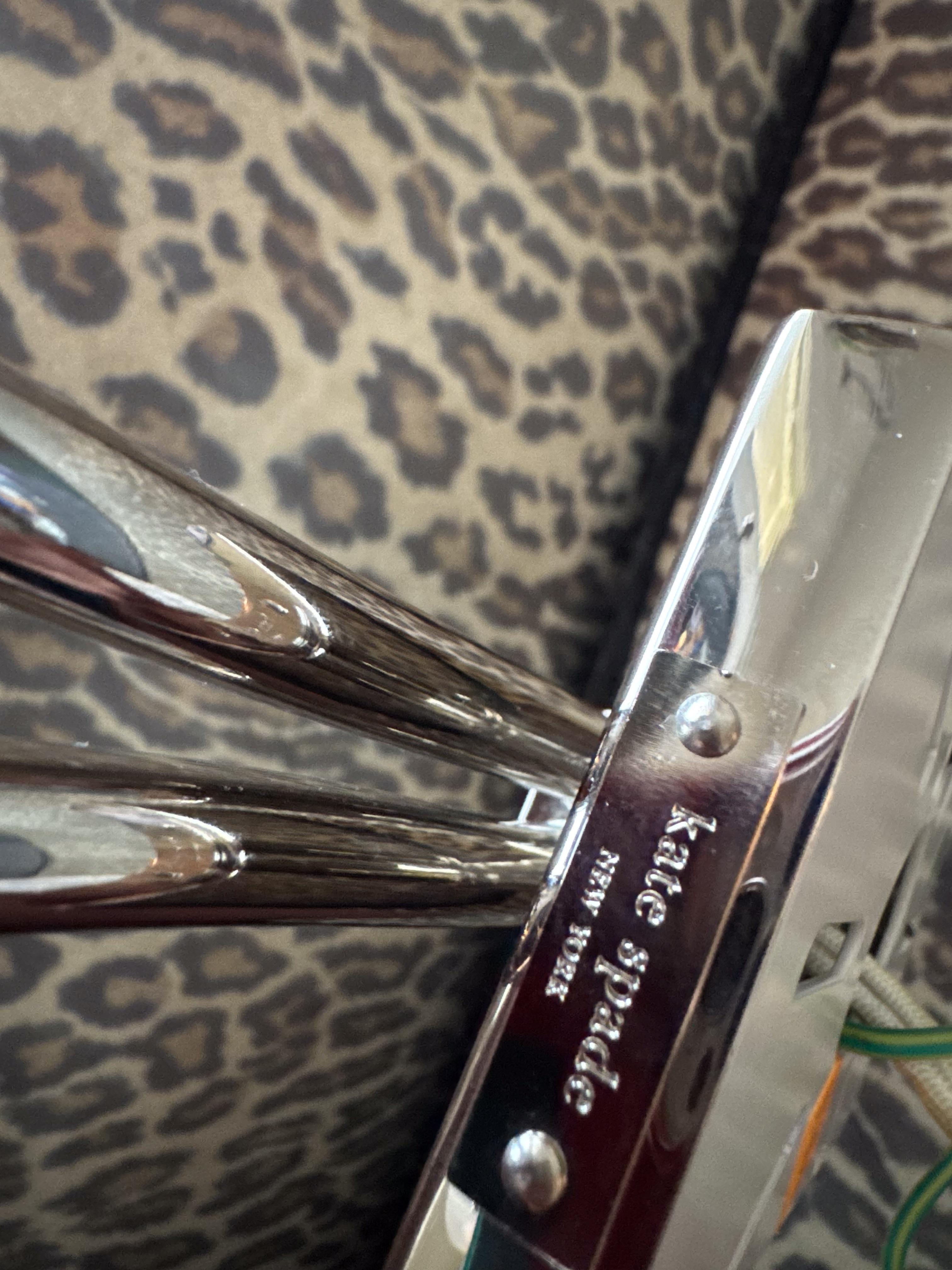 Contemporary Chrome kate spade sconce For Sale