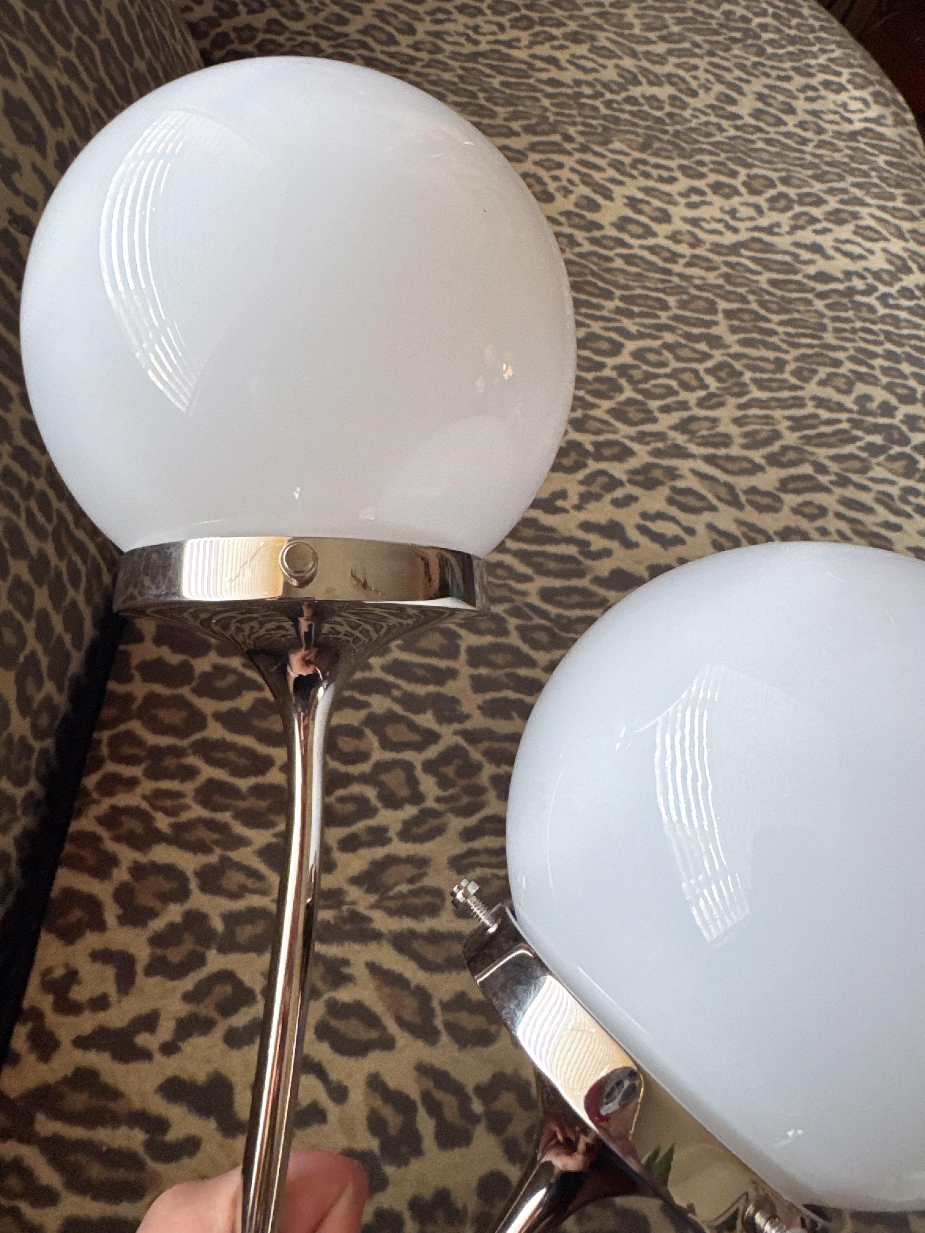 Chrome kate spade sconce For Sale 1