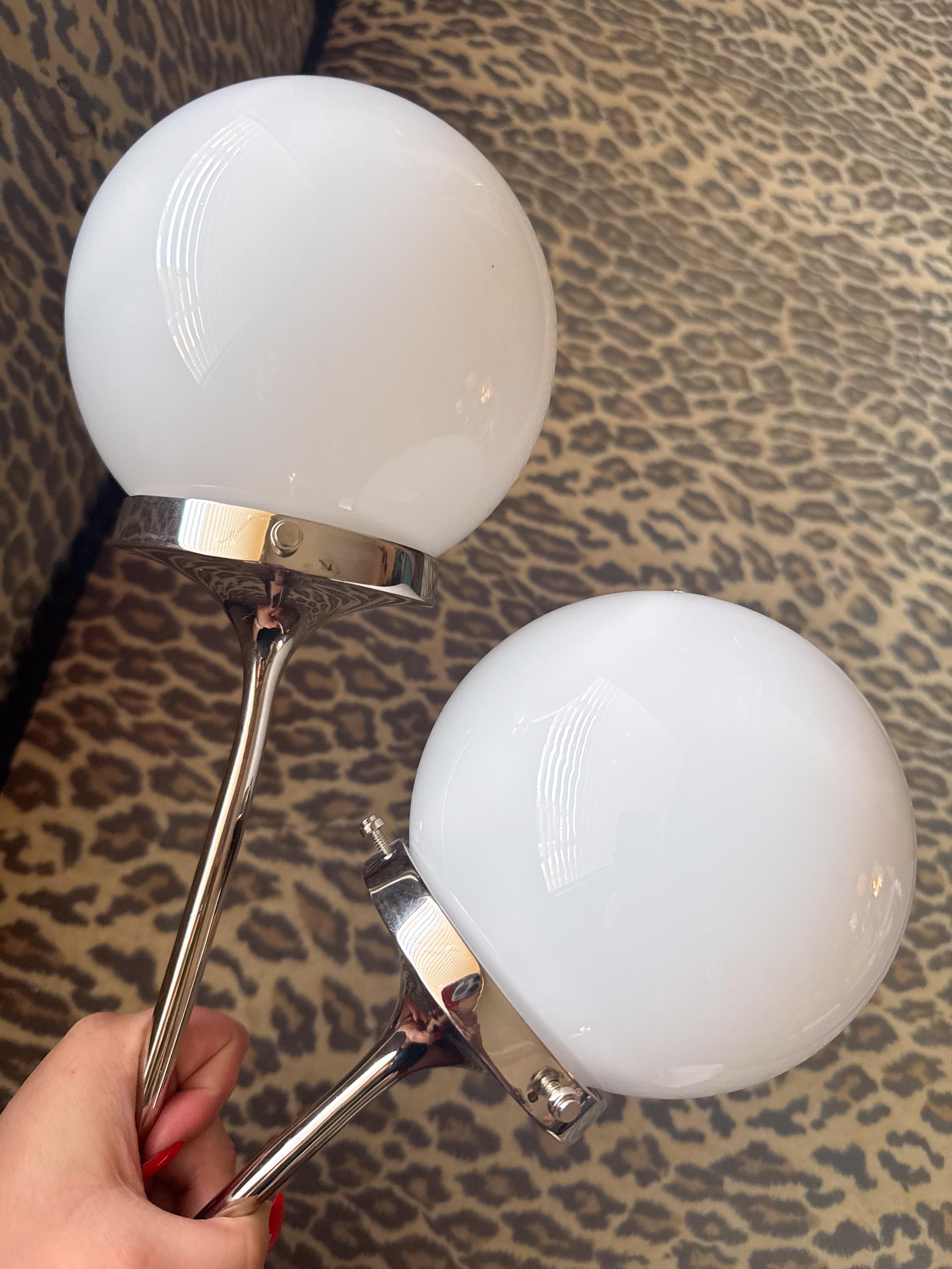 Chrome kate spade sconce For Sale 2