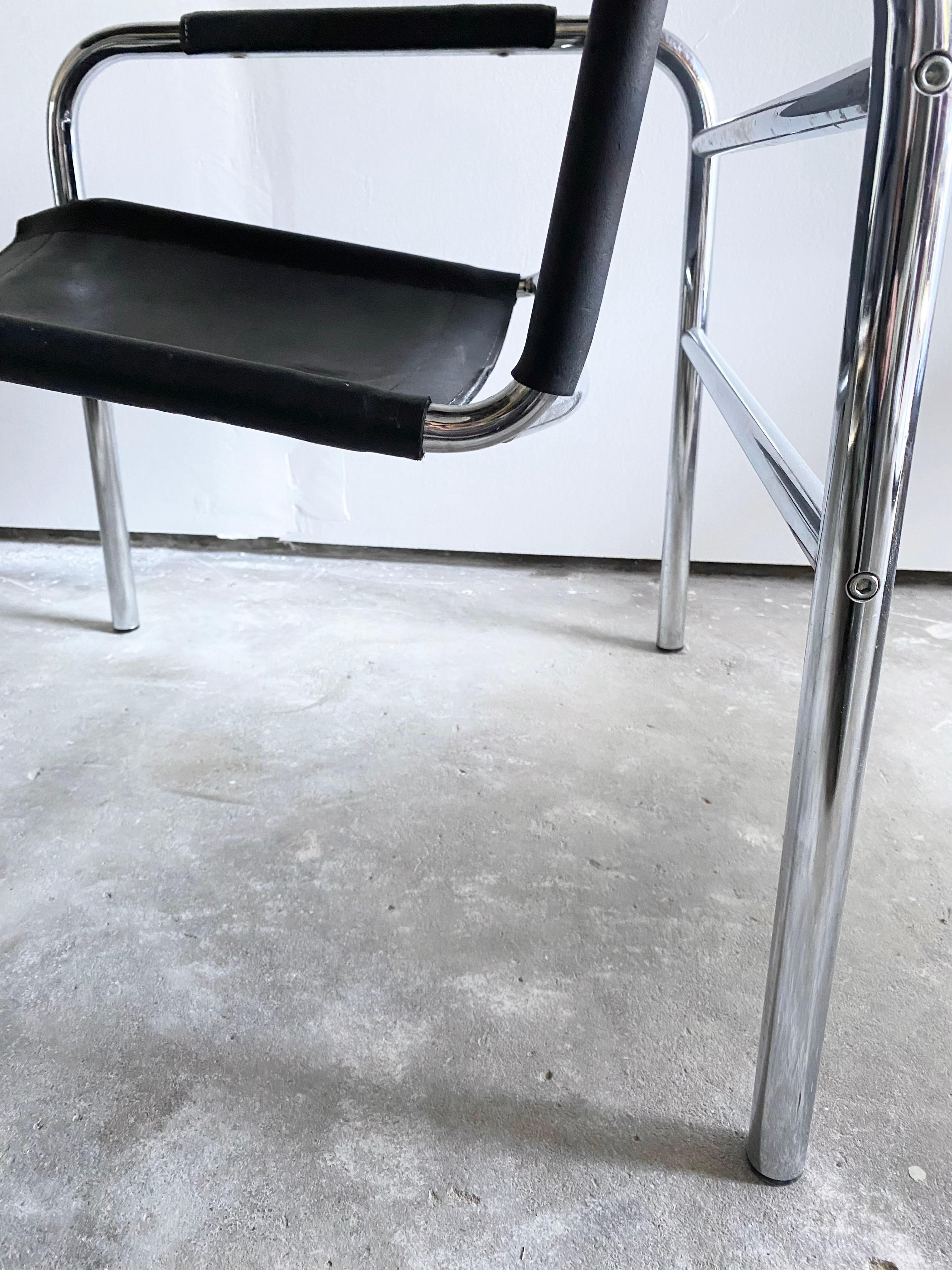 Swedish Chrome Klint Chair by Tord Bjorklund for Ikea, 1970s