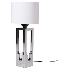 Lampada cromata "Lumica" Willy Rizzo, anni '70