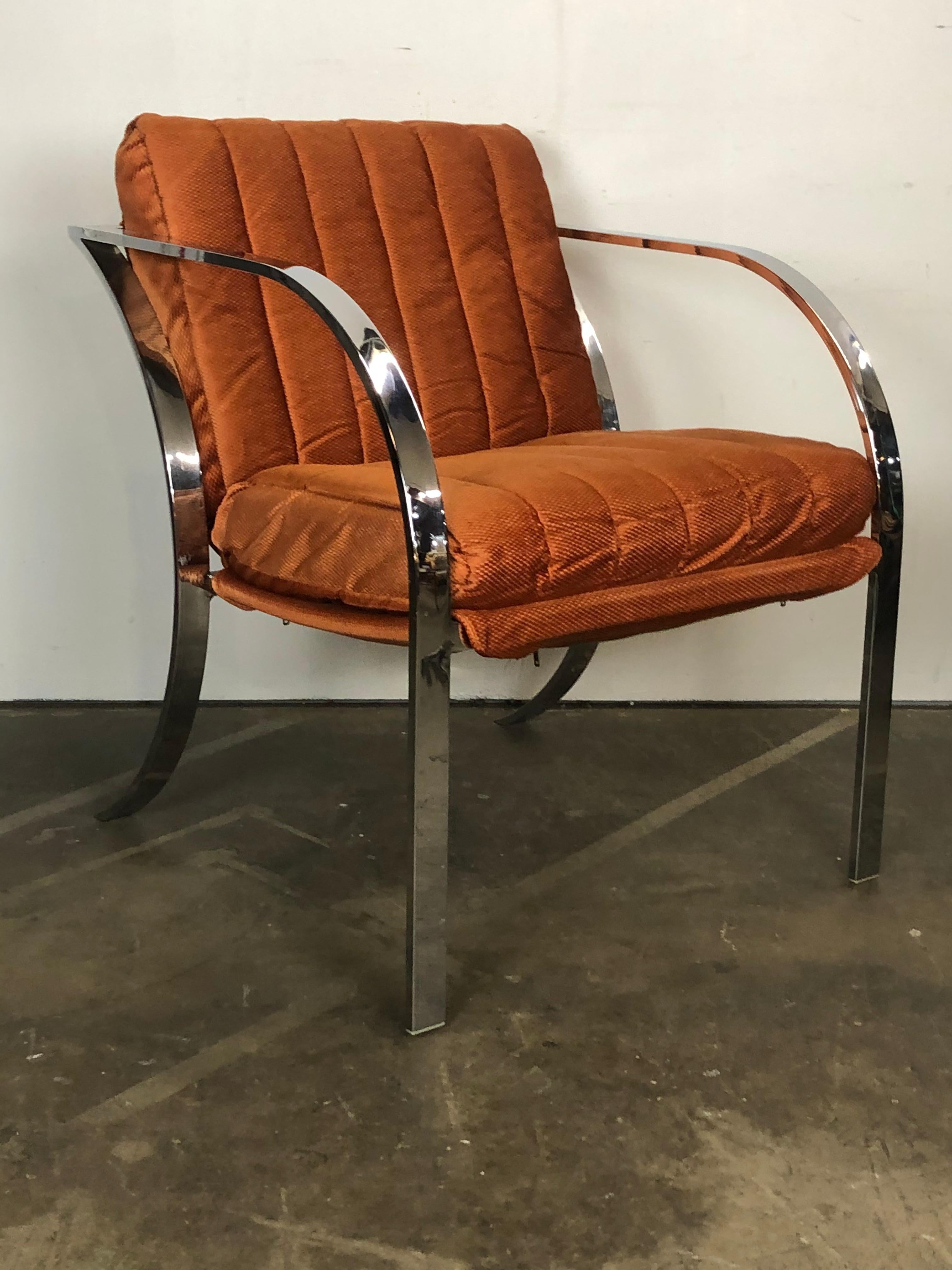 American Chrome Lounge Chair by Weiman/Warren Lloyd