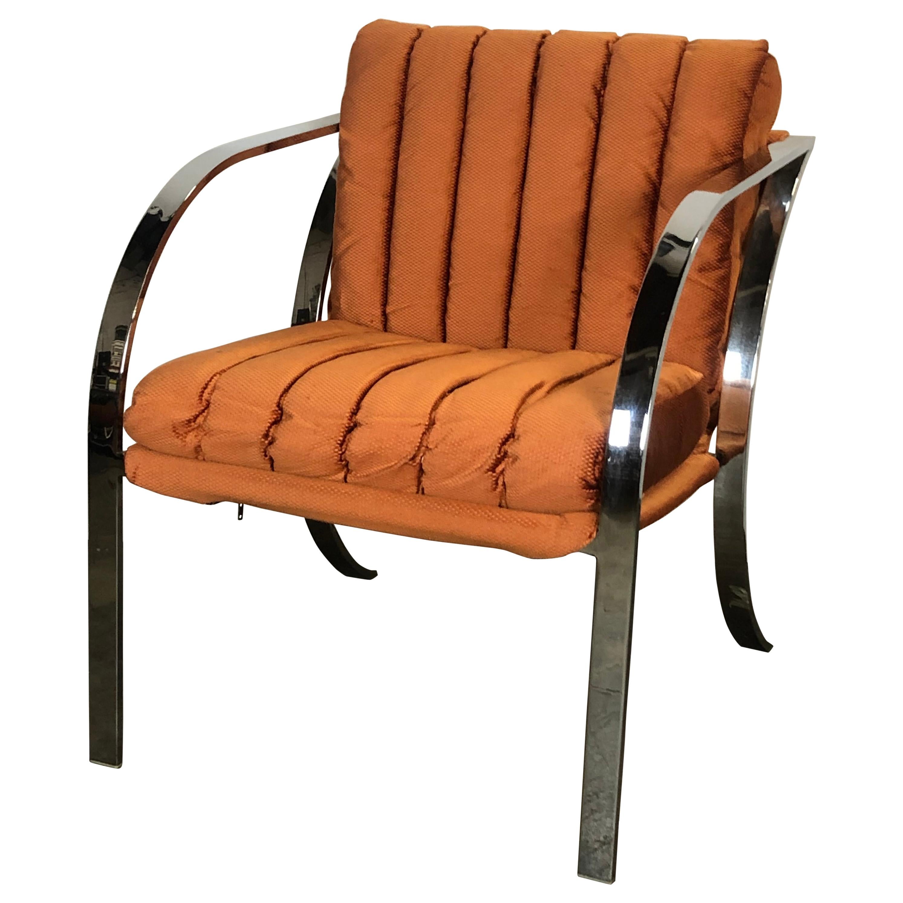 Chrome Lounge Chair by Weiman/Warren Lloyd