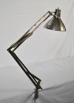 Chrome Luxo-Li Adjustable Drafting Light by Jacob Jacobsen
