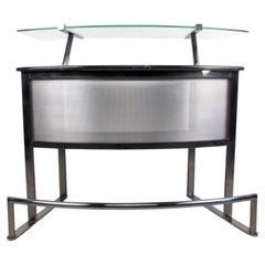 Chrome & Marble Bar by Design Institute of America