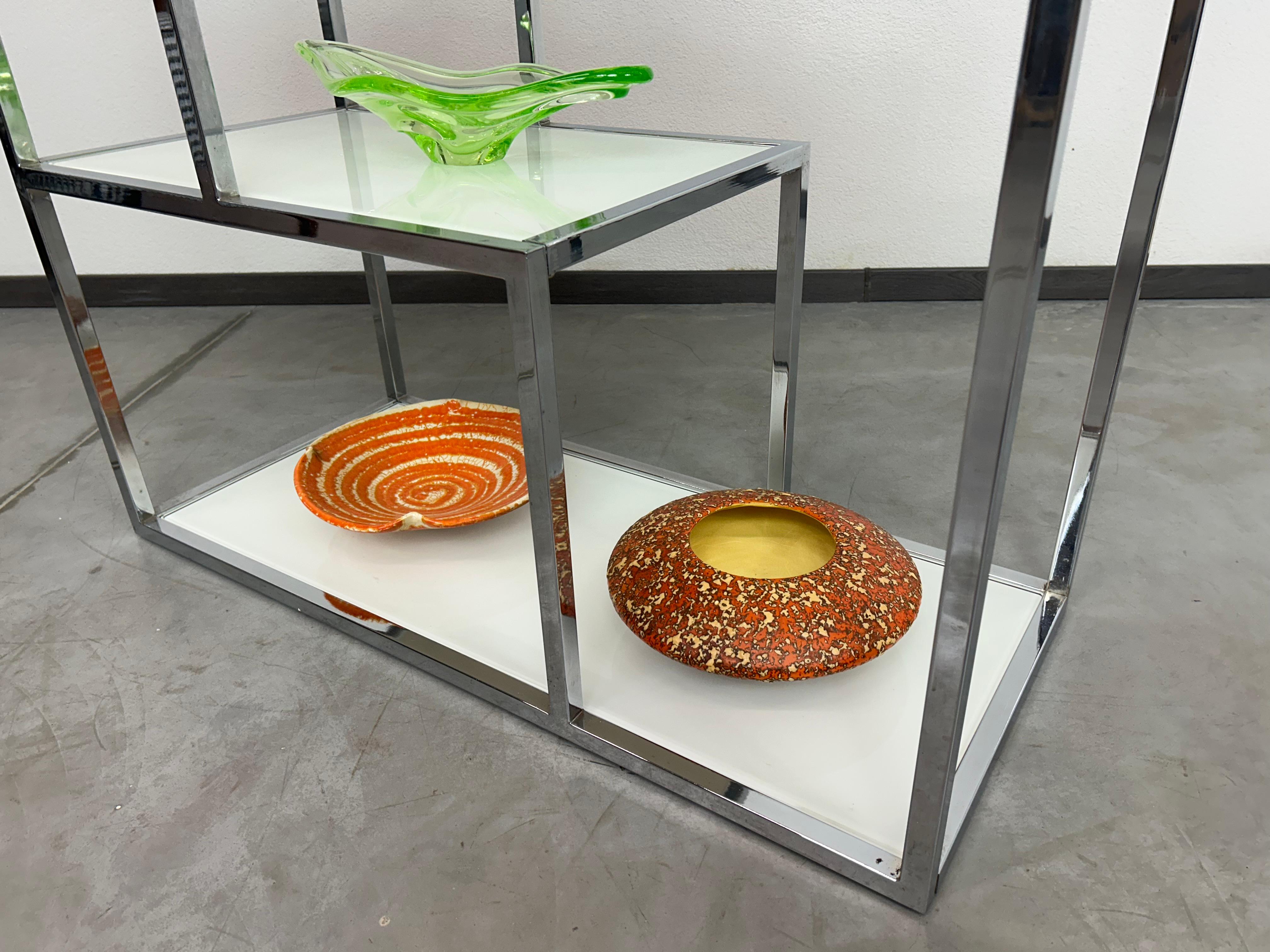 Mid-20th Century Chrome mid-century modern etagere by Milo Baughman For Sale