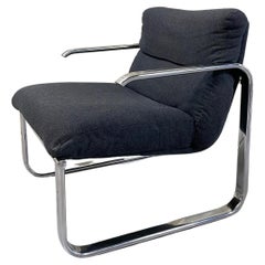 Chrome Mid Century Modern Lounge Chair