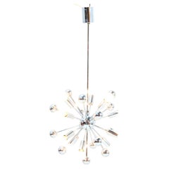 Chrome Mid-Century Modern Sputnik Chandelier, 1970s