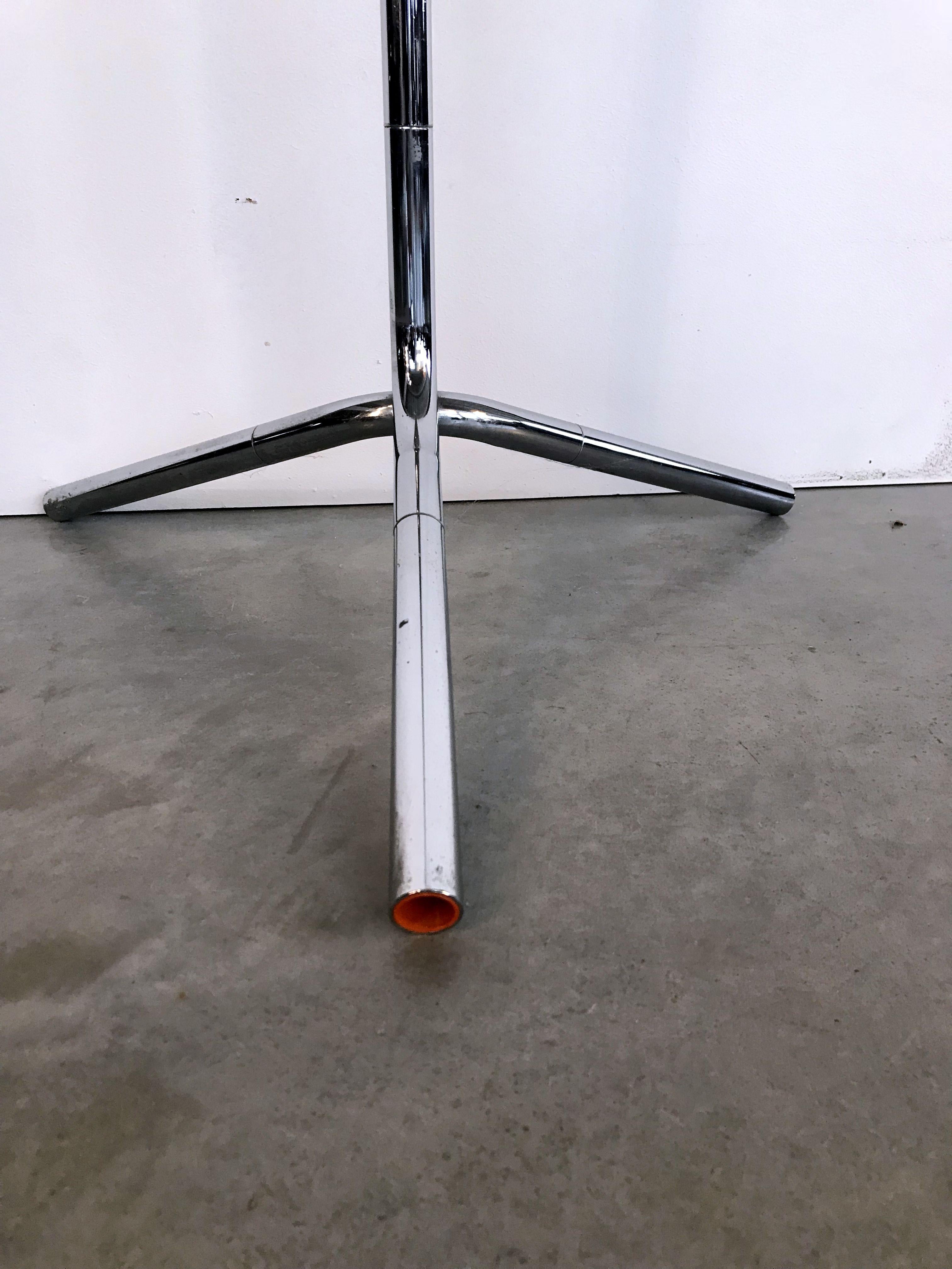 Chrome Midcentury Coat Stand For Sale 1