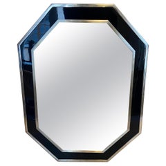 Chrome Mirror and Blue Lacquer, 1970s