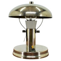 Chrome Mushroom Table Lamp by Napako / Josef Hurka, 1940s