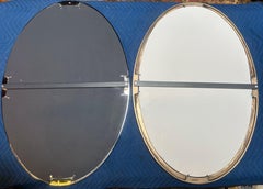 Chrome Oval Mirror