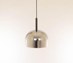 Chrome pendant by Gae Aulenti and Livio Castiglioni for Stilnovo, 1970s
