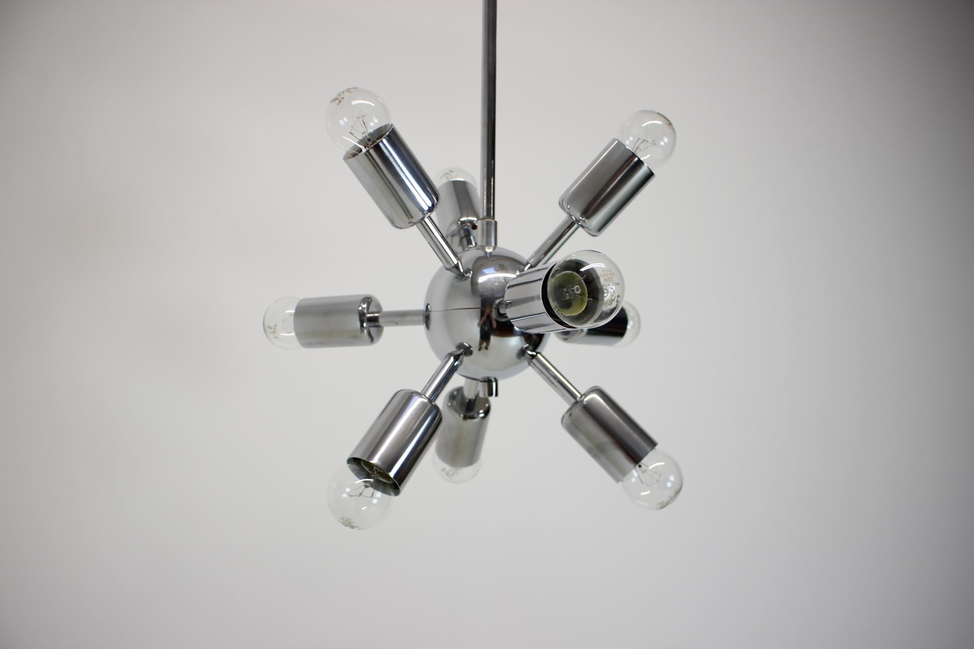 Czech Chrome Pendant Sputnik by Drupol, 1970s For Sale