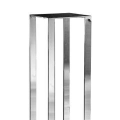 Chrome Pillar Pedestal
