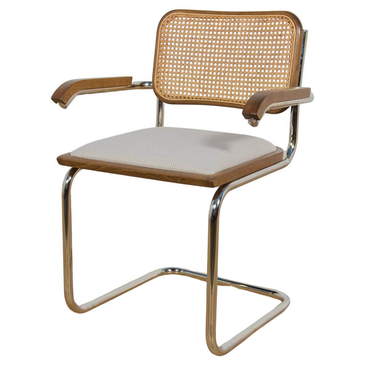 Chrome-plated armchair Type Cesca, Italy, 1980s For Sale