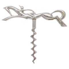 Chrome Plated Art Deco Hagenauer Werkstätte Horse & Jockey Corkscrew