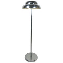 Chrome Plated Floor Lamp Designed by Janos Banati for Opteam, 1970s