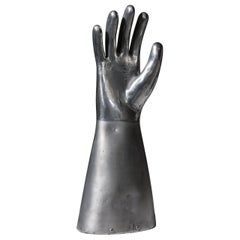Chrome-Plated Hand Sculpture