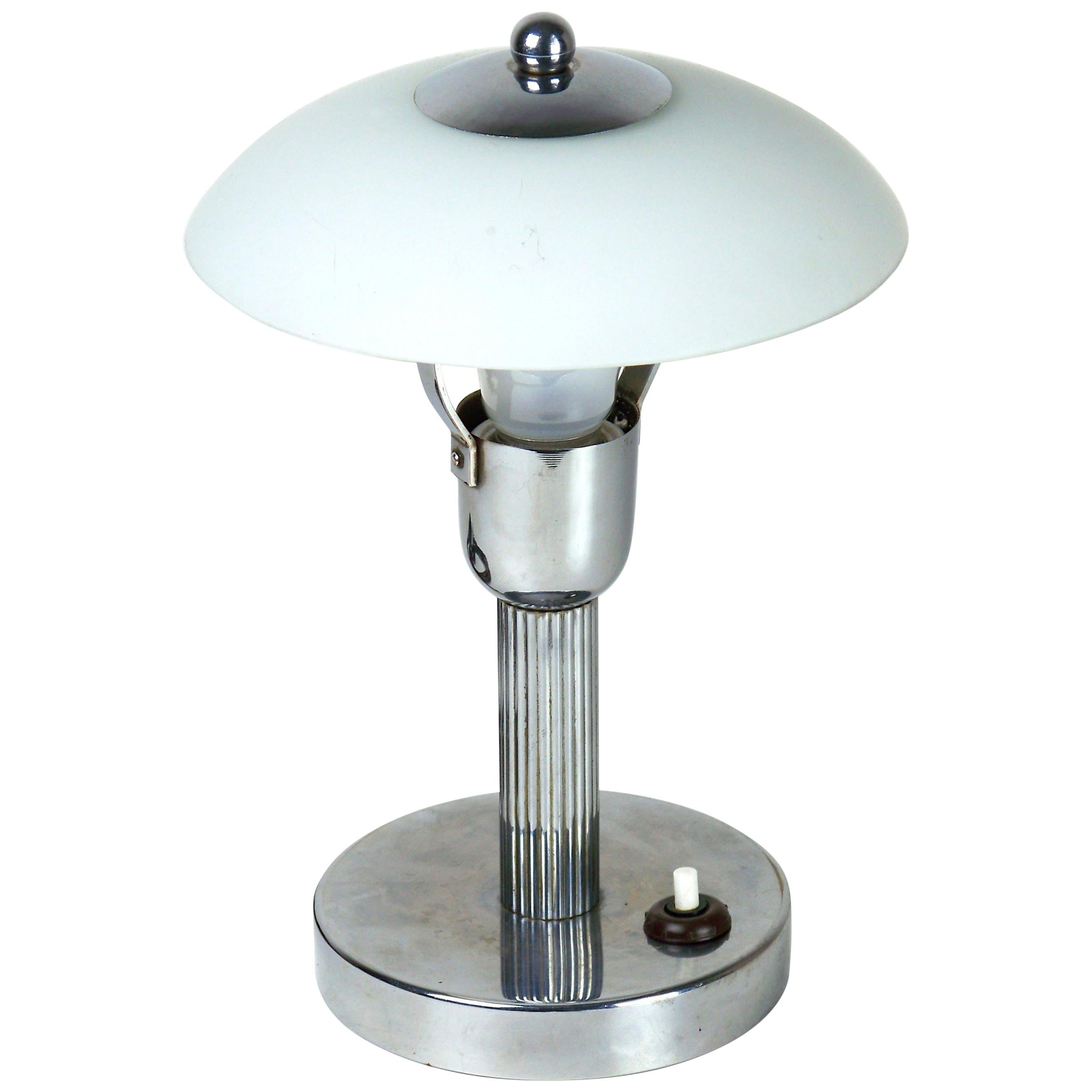 Chrome-Plated Lamp, circa 1920