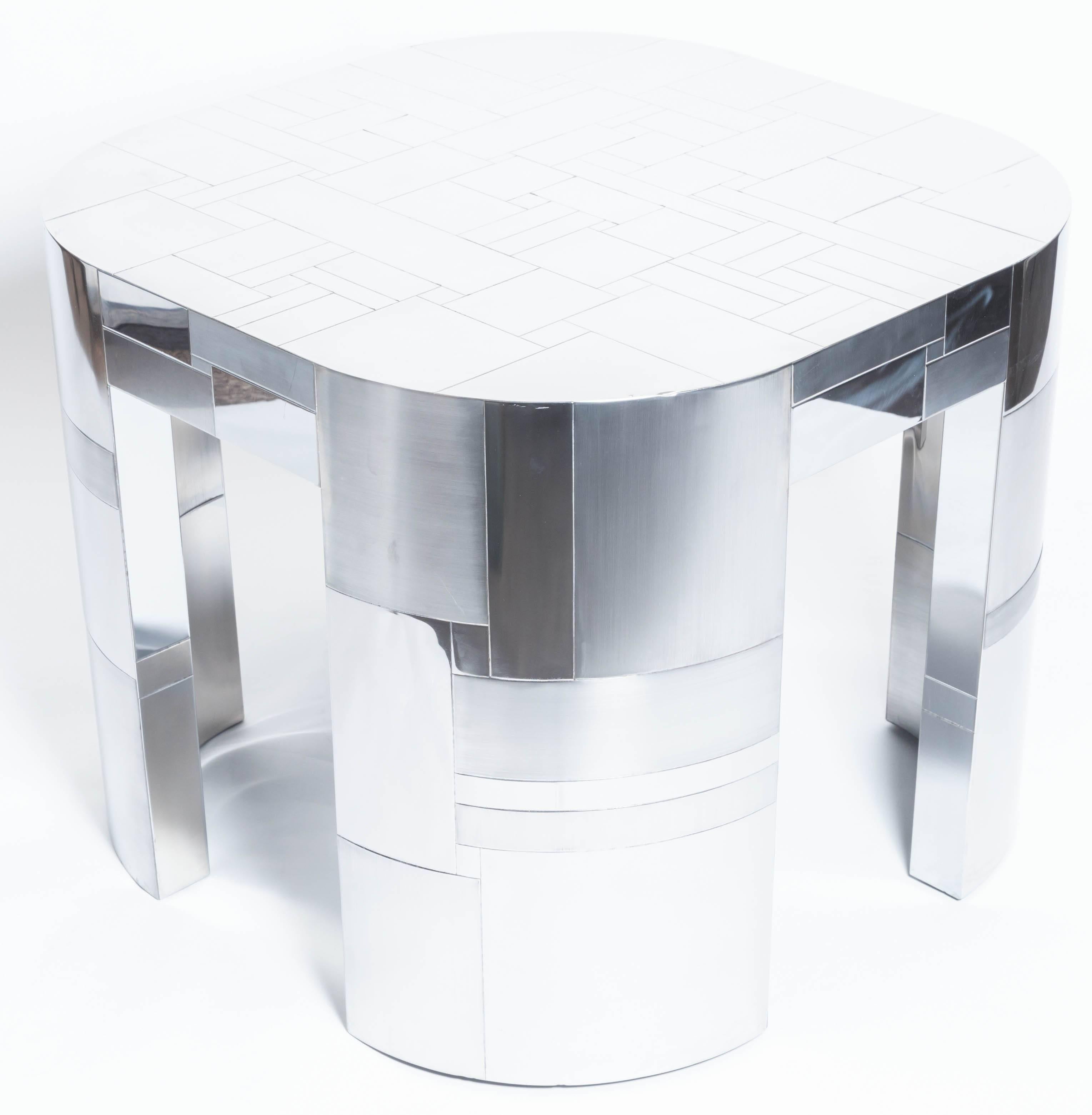 Chrome Plated Occasional Table by Paul Evans, Cityscape PE500 Series, 1975 1