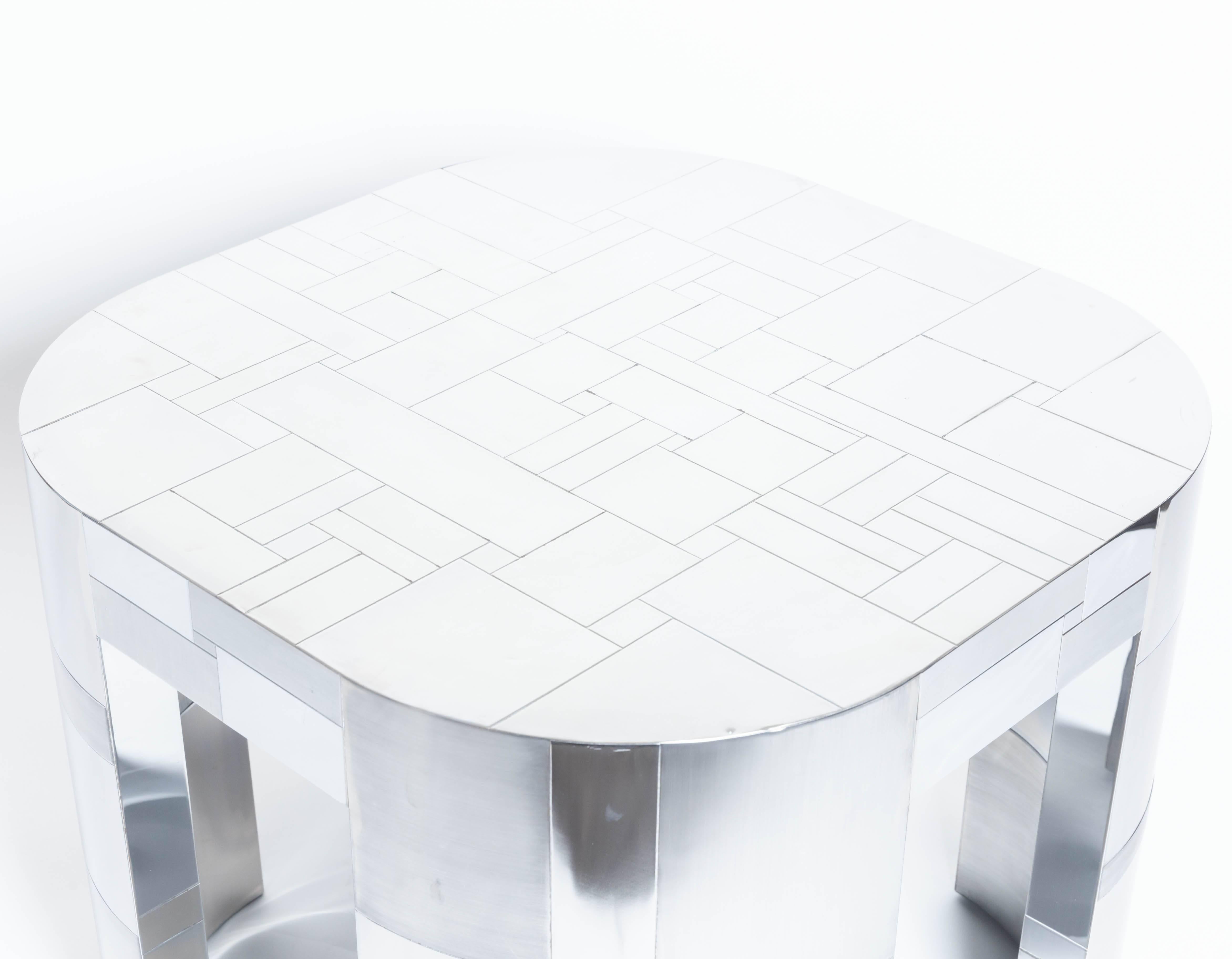 Chrome Plated Occasional Table by Paul Evans, Cityscape PE500 Series, 1975 2