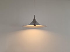 Chrome Plated Semi Pendant Lamp by Claus Bonderup & Torsten Thorup for F&M
