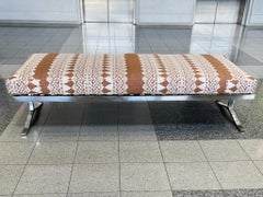 Chrome-Plated Stainless Steel "Alpha" Bench by Nicos Zographos