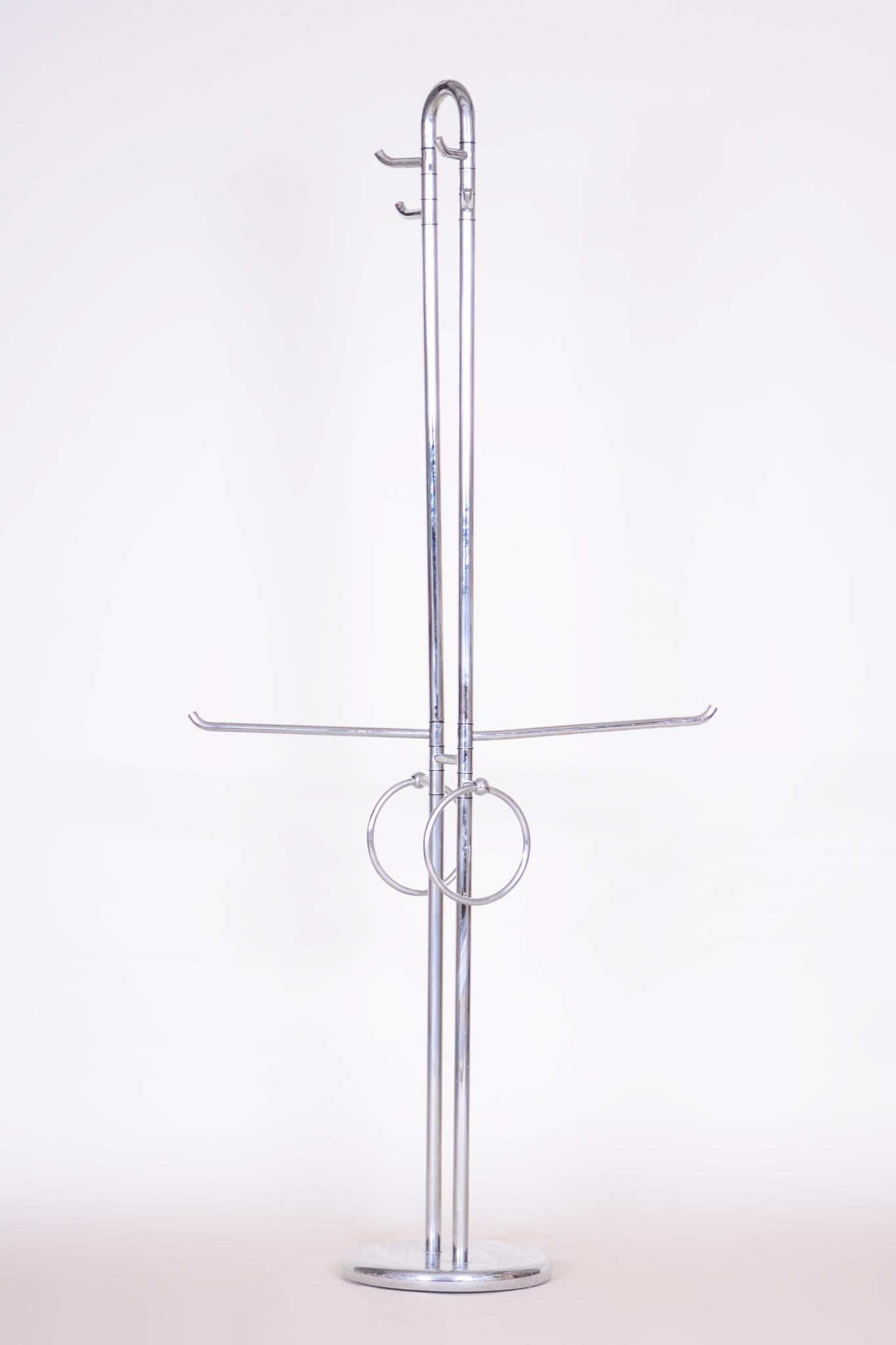 20th Century Chrome Plated Steel Coat Hook, Made in Italy, 1960s, Mid-Century Modern