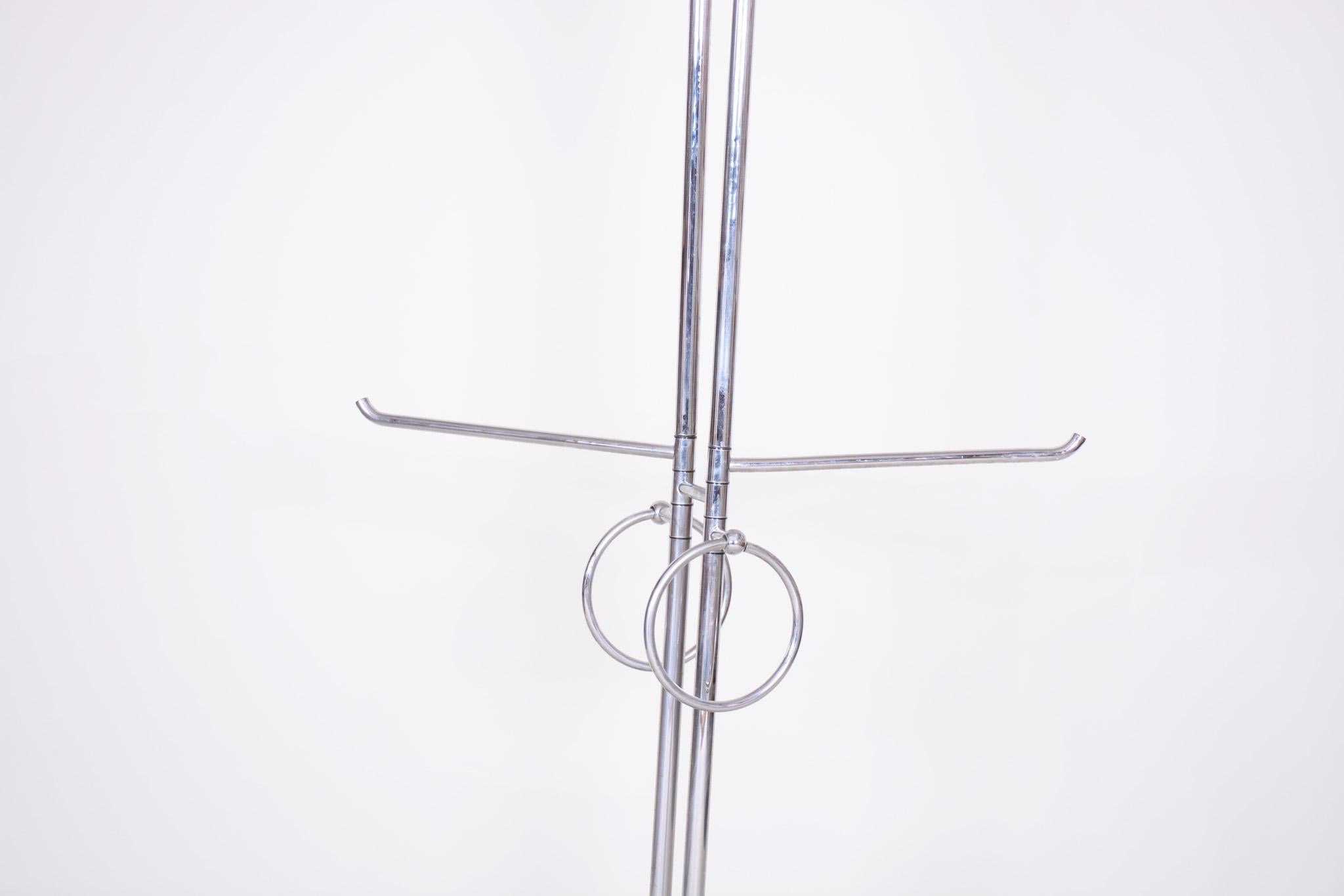 Chrome Plated Steel Coat Hook, Made in Italy, 1960s, Mid-Century Modern 1
