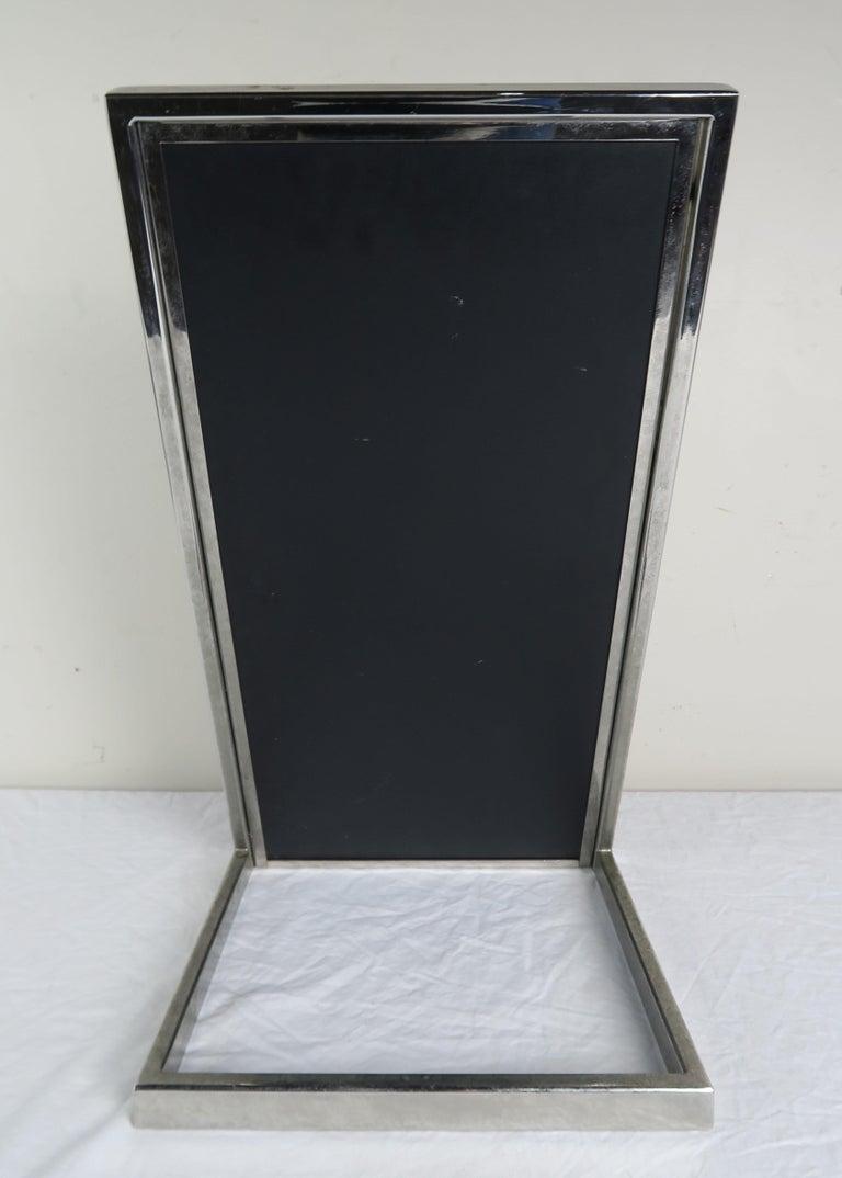American Chrome-Plated Vanity Mirror, circa 1960 For Sale