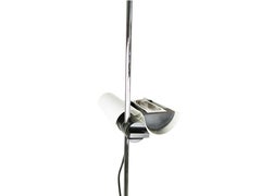 Chrome Plated & White Metal 333 DIM Floor Lamp by Magistretti for Oluce, 1975