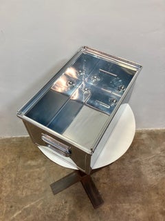 Chrome Powdercoated Steel Storage Bin