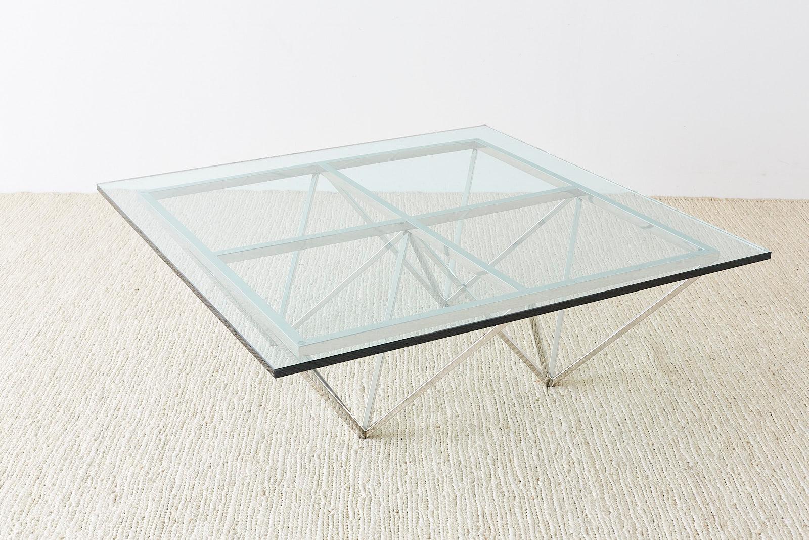 pyramid coffee table
