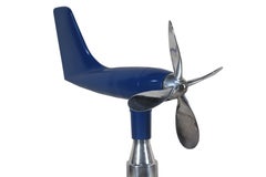 Chrome Ship's Anemometer and Aerovane, 1970s