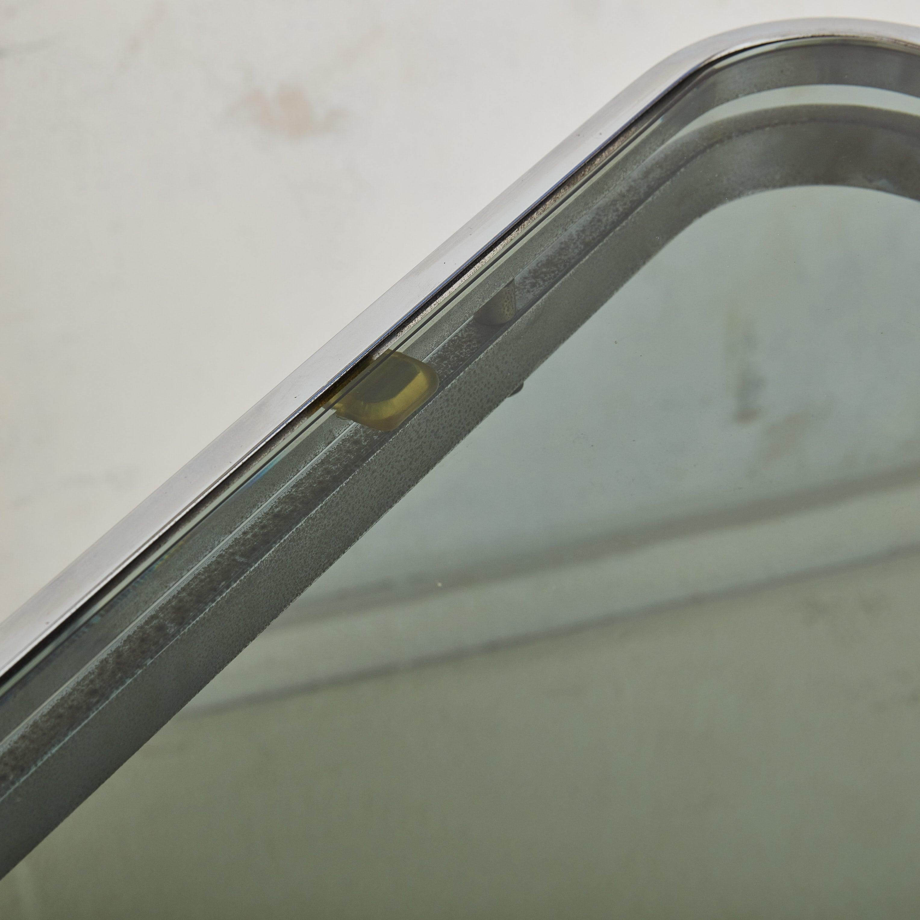 Chariot de bar en chrome et verre fumé d'Allegri Arredamenti, Italie, 1970 en vente 4