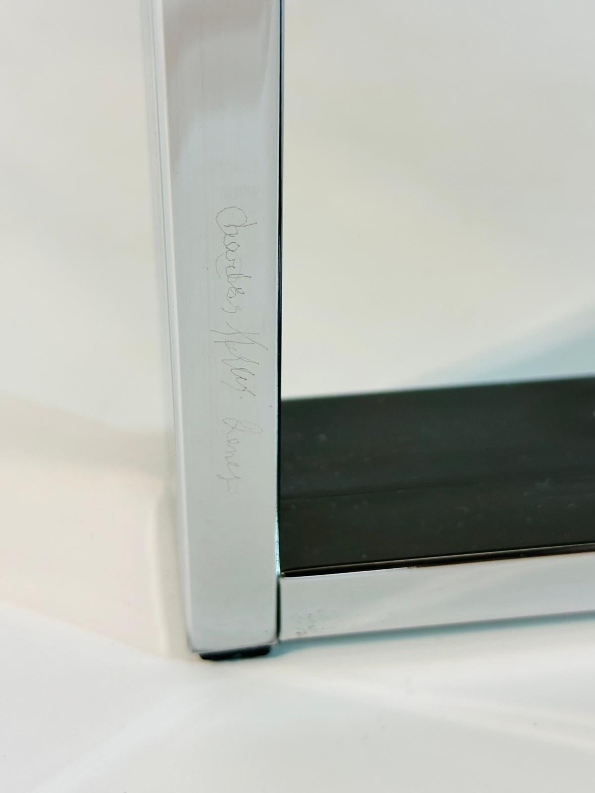 Chrome & Smoked Glass 